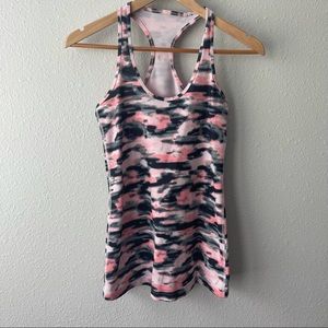 Pink Camo Lululemon Cool Racerback (Size 4)